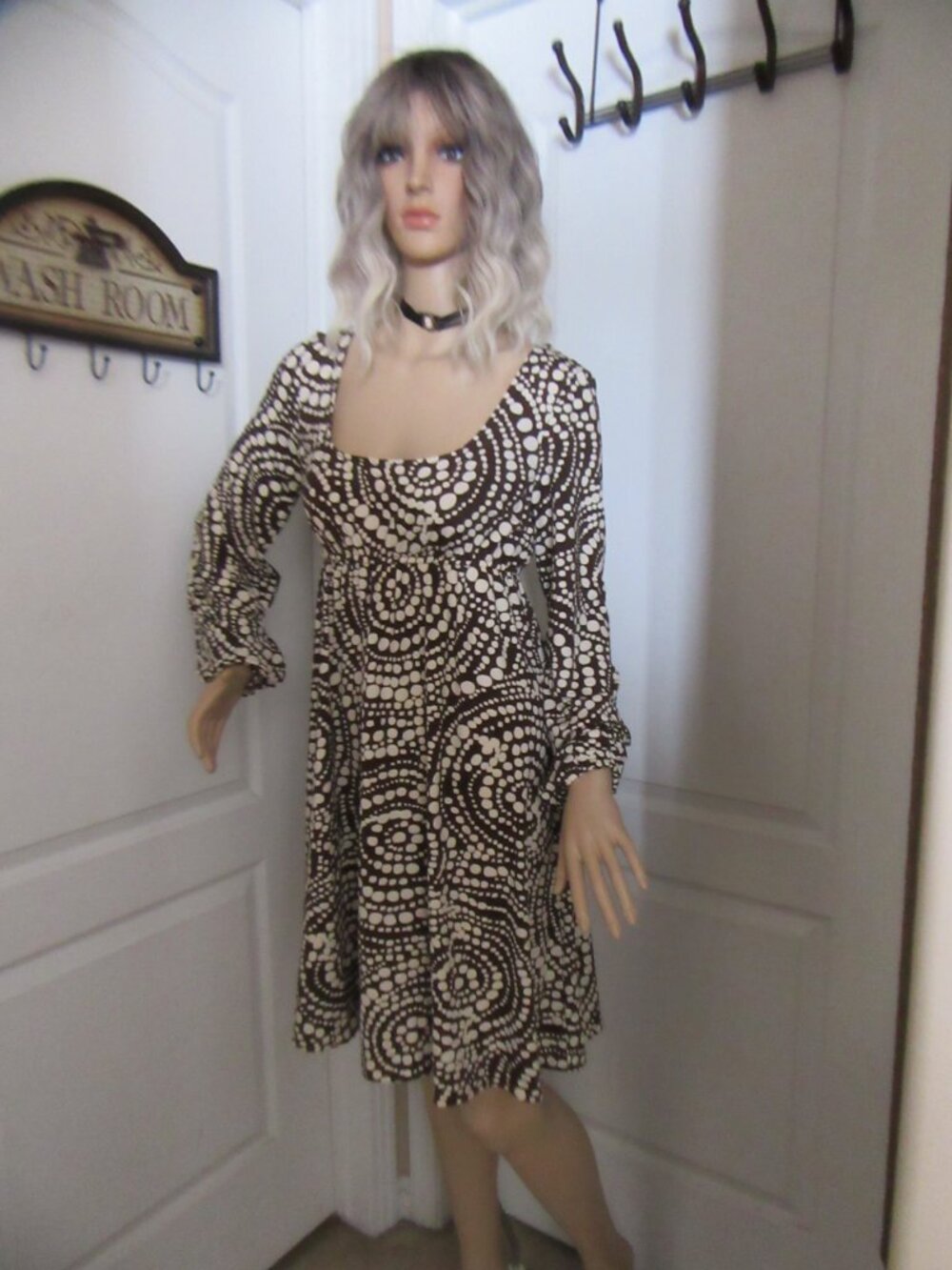 Ladies L/S Dress INC International Concept Size Medium As Is